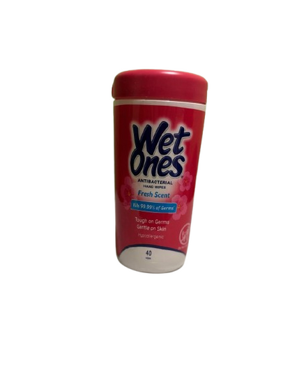 Wet Ones Antibacterial Hand Wipes – Assorted Scents (40 Count)