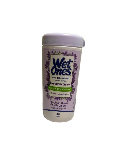 Wet Ones Antibacterial Hand Wipes – Assorted Scents (40 Count)