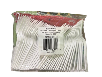 Plastic Combo Cutlery 51 Pack, Plastic Spoon 51 Pack, Plastic Fork 51 Pack All Three Pic Sending.