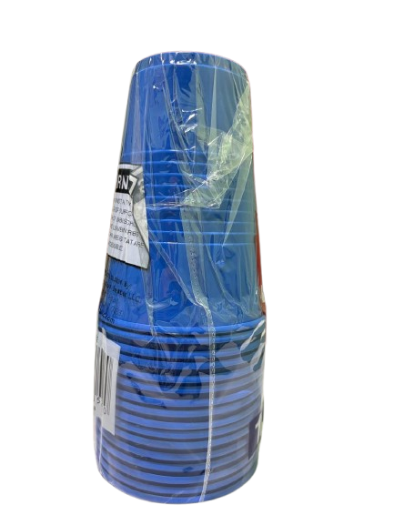 Plastic Cup 16 Pack Red and Blue