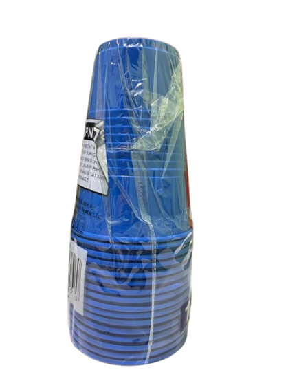 Plastic Cup 16 Pack Red and Blue