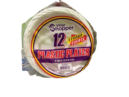 Paper and Plastic Plate 16 Pack