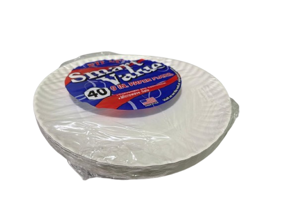 Paper and Plastic Plate 16 Pack