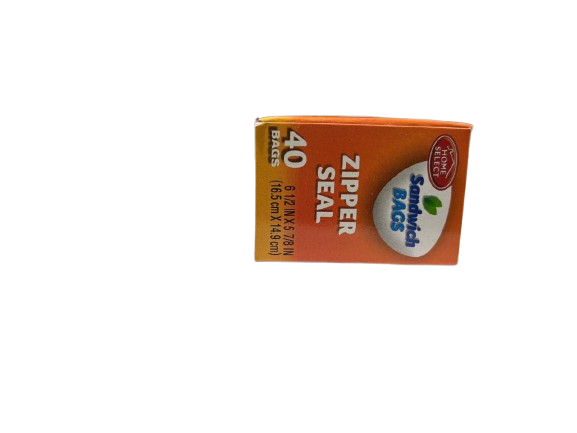 Sandwich Bag Fold & Zipper Bag