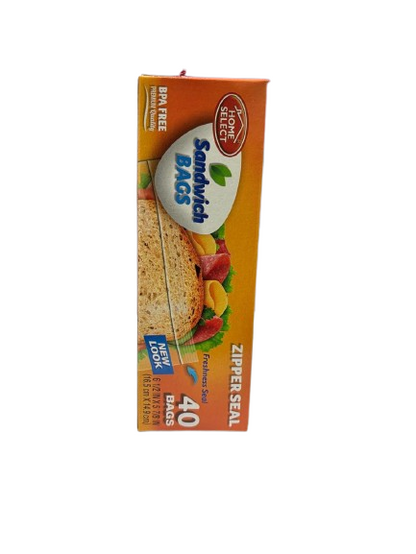 Sandwich Bag Fold & Zipper Bag