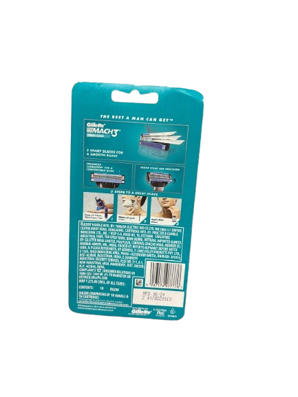 Gillette Mach3 Fresh Clean Razor – 1 Handle + 1 Cartridge